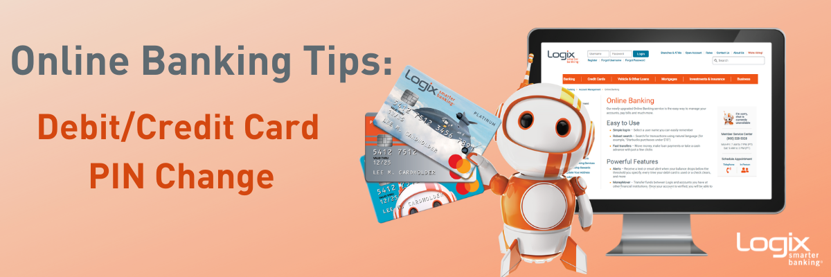 how to change debit card pin online